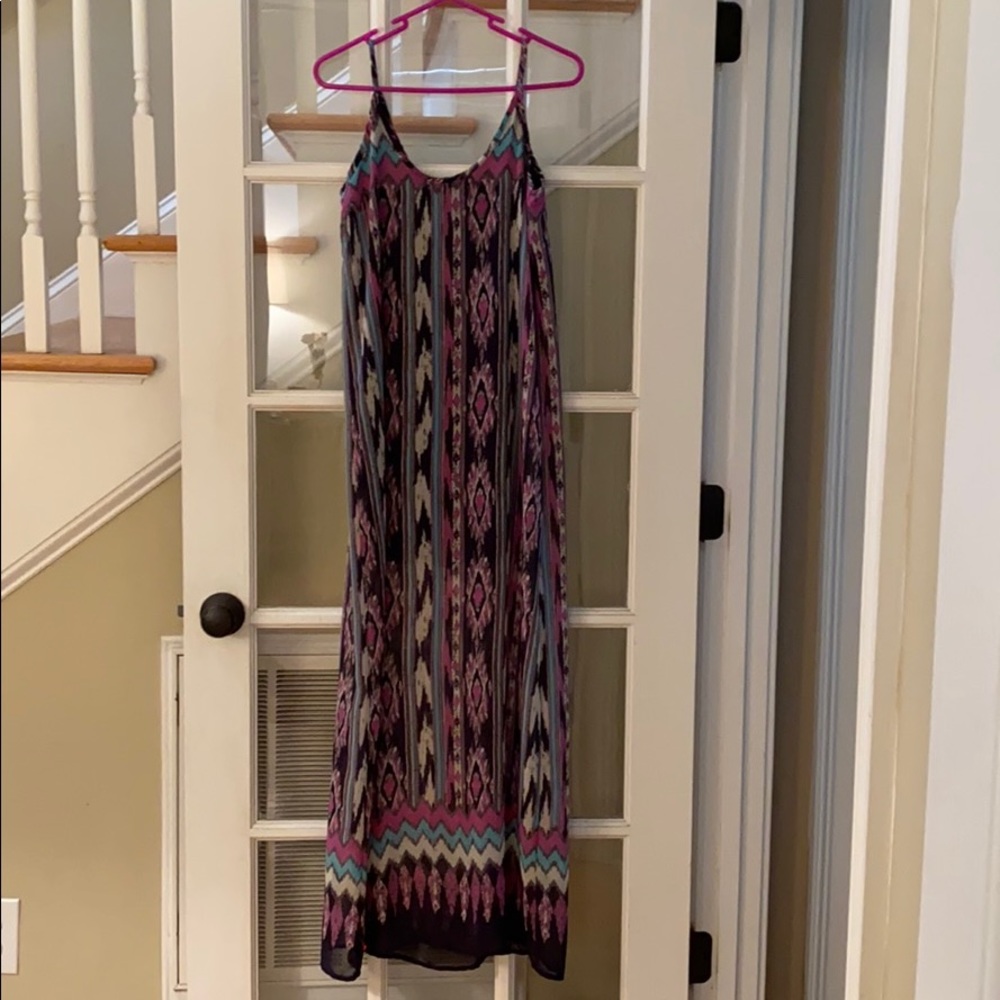Tribal maxi dress